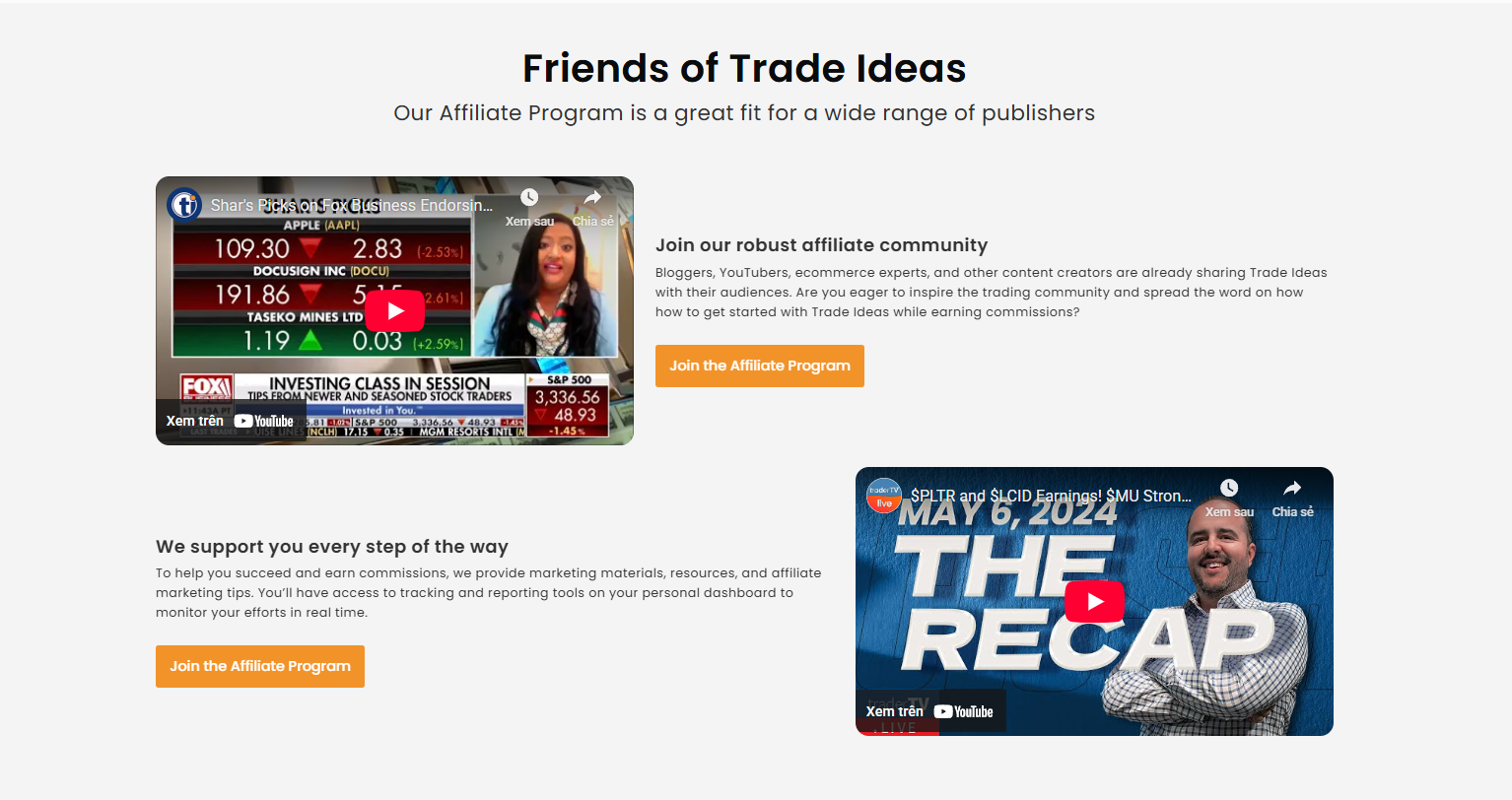 A person at a computer analyzing financial charts, illustrating a successful affiliate marketing strategy for trade ideas.